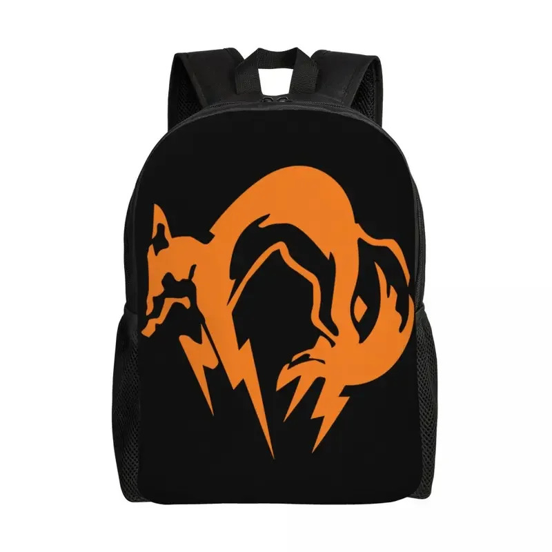 3D Printing Videos - Metal gear sólido raposa logotipo mochila