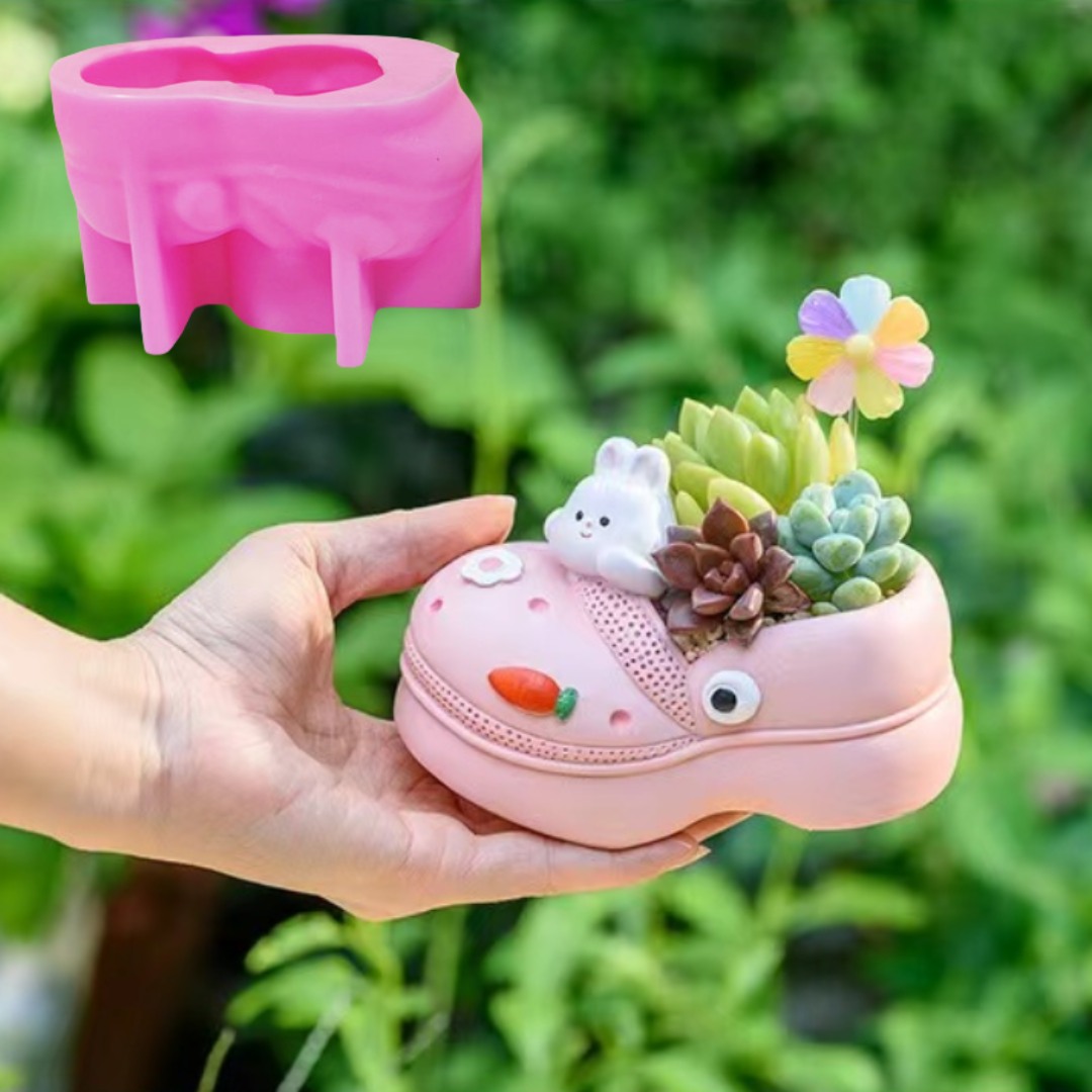 3D Printing Vase - 3D Animal Chinelos para Planta Suculenta,