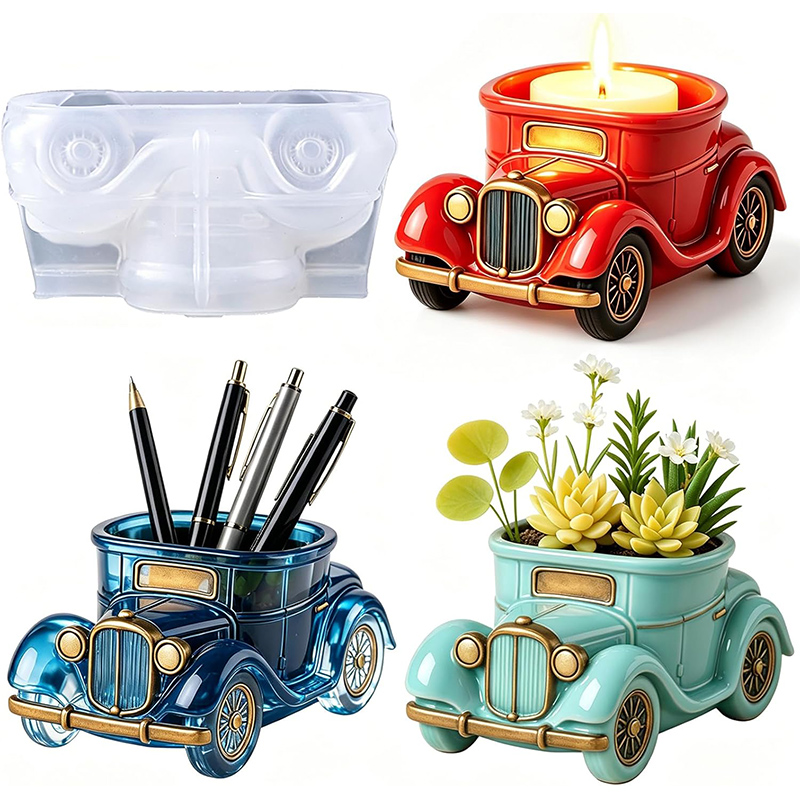3D Printing Vase - Molde de Silicone 3D Vintage para