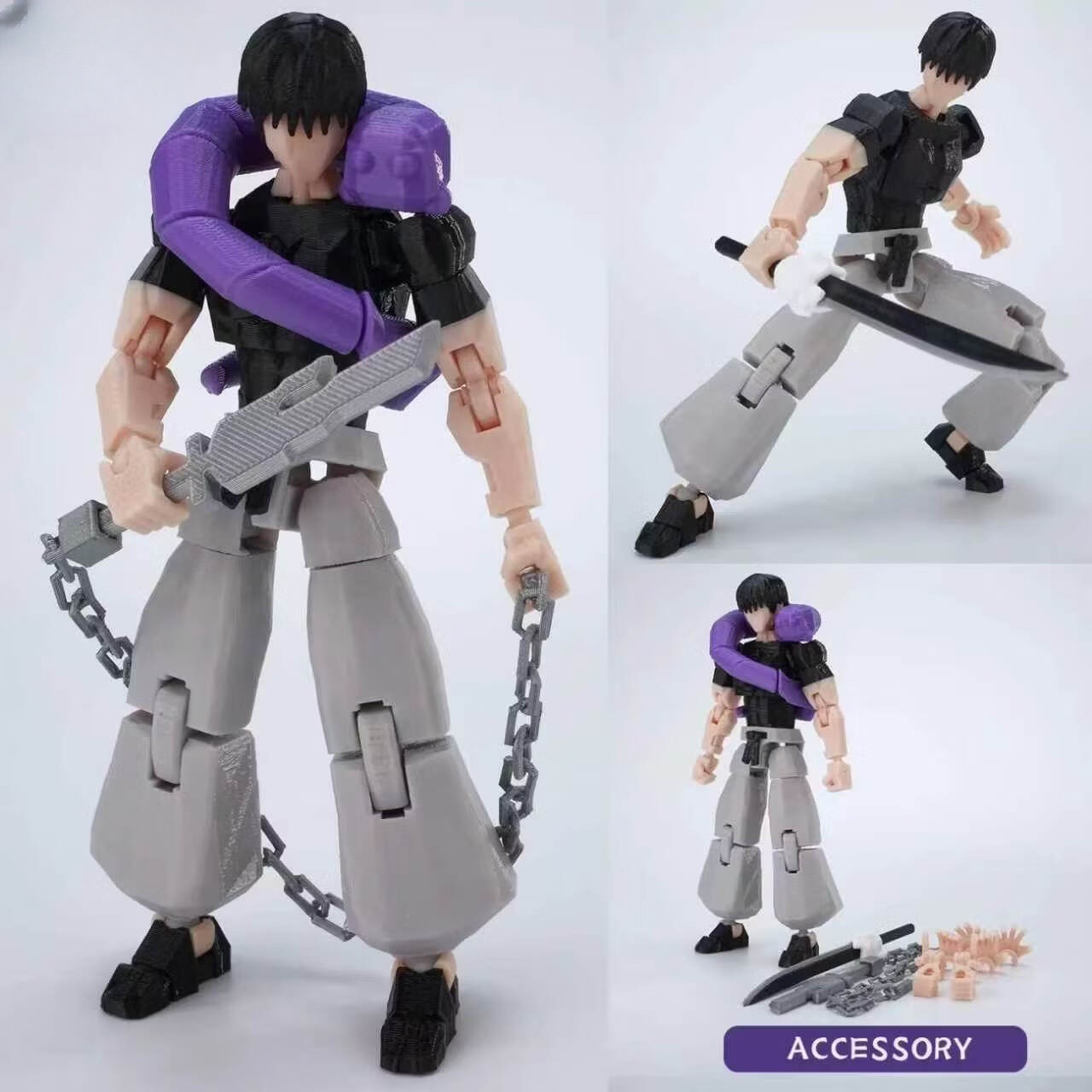 3D Printing Action Figure - Jujutsu Kaisen: Bonecos de Ação 3D