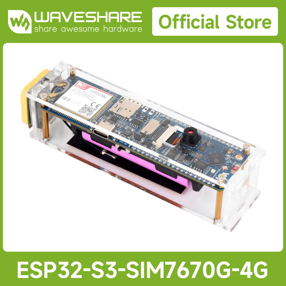 Raspberry Pi 3D Print - Placa de desenvolvimento Waveshare ESP32-S3 SIM7670G