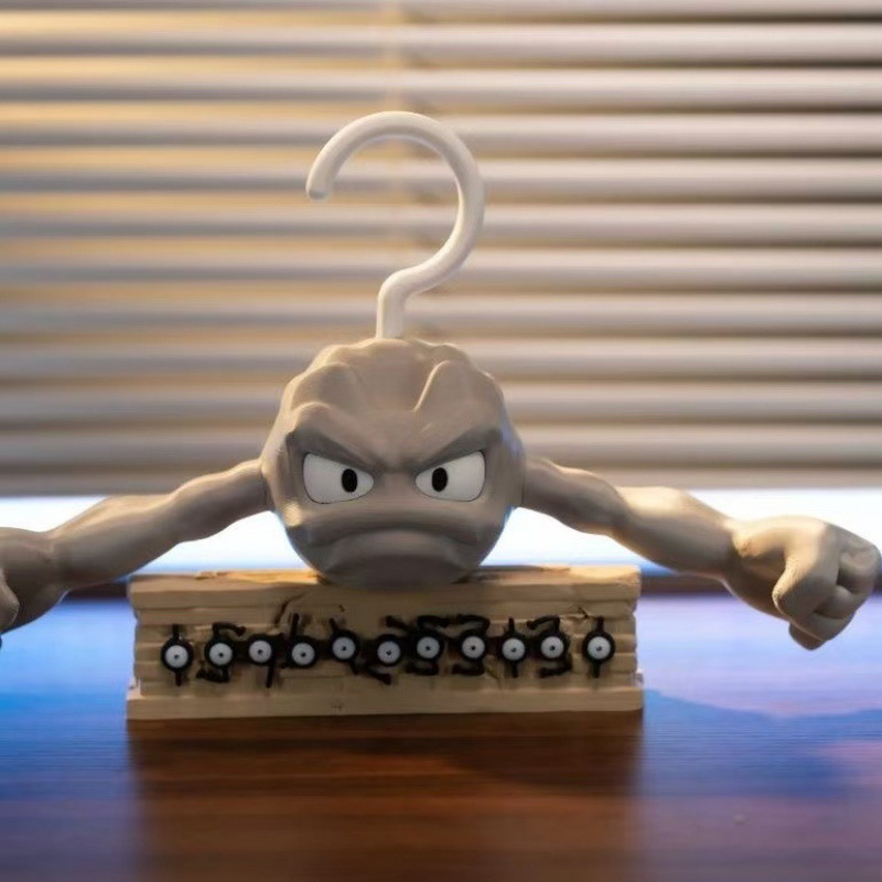 3D Printing Action Figure - Cabide Criativo de Anime, Divertido, com
