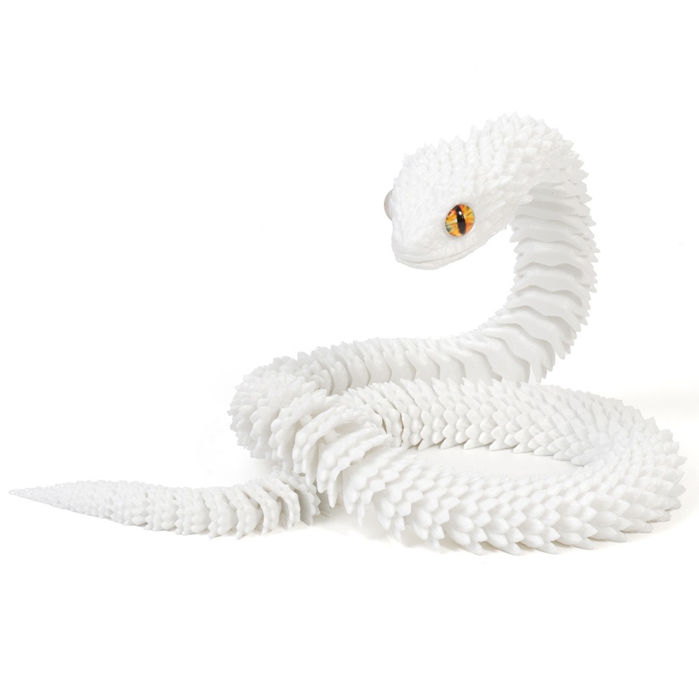 3D Printing Simulator - Cobra Realista Impressa em 3D Multicolorida