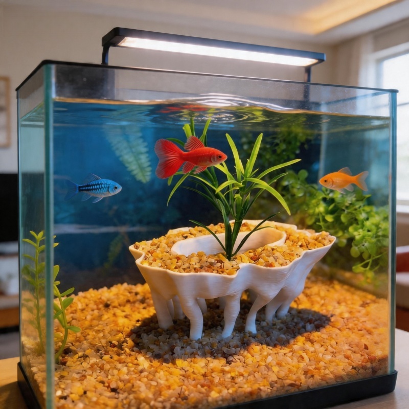 3D Printing Vase - Plantas de aquário impressas em 3D