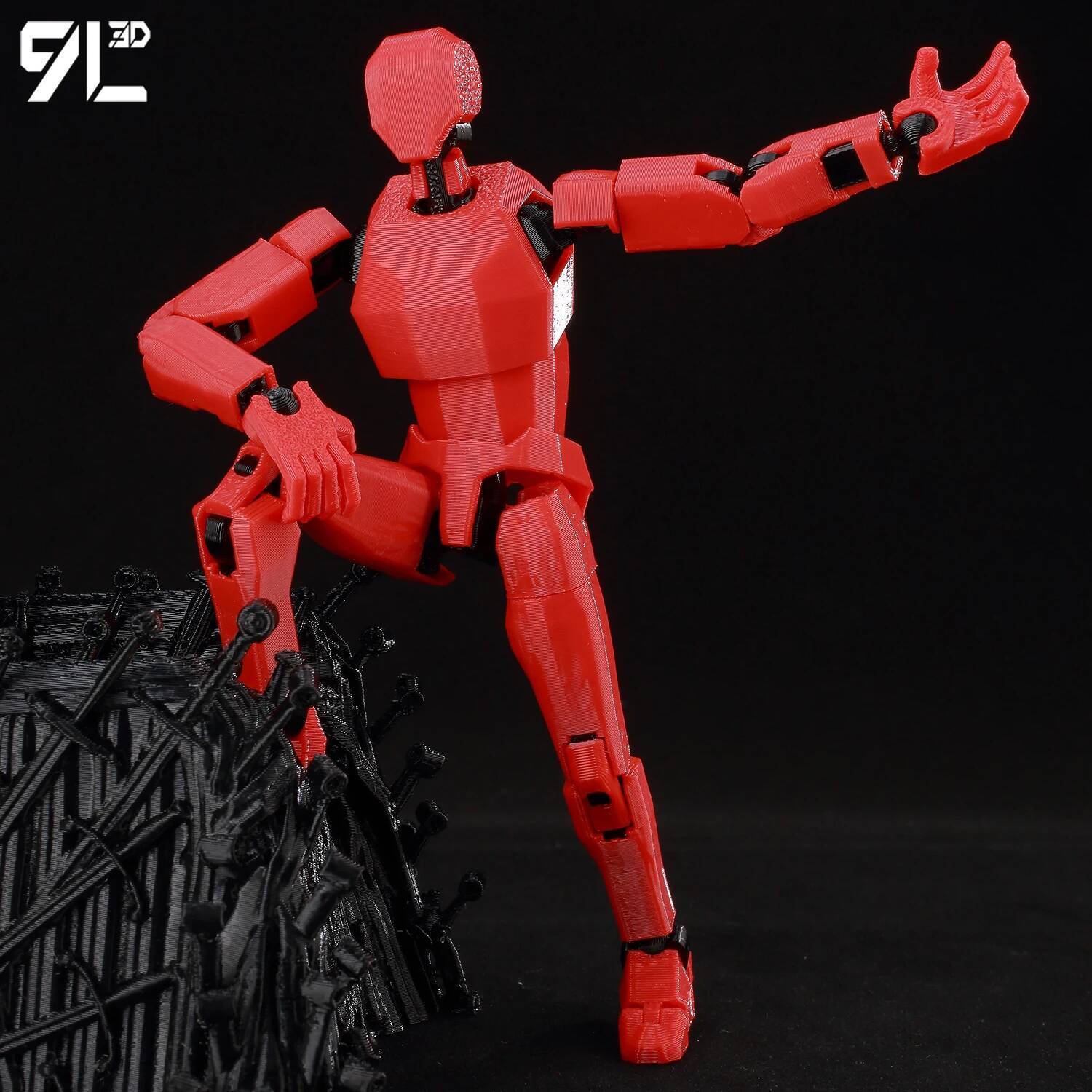 9l3d impresso manequim13 lucky - 3D Printing Action Figure avaliação e preço