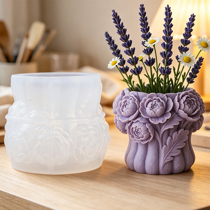 Molde de Silicone 3D para Vaso - 3D Printing Vase avaliação e preço