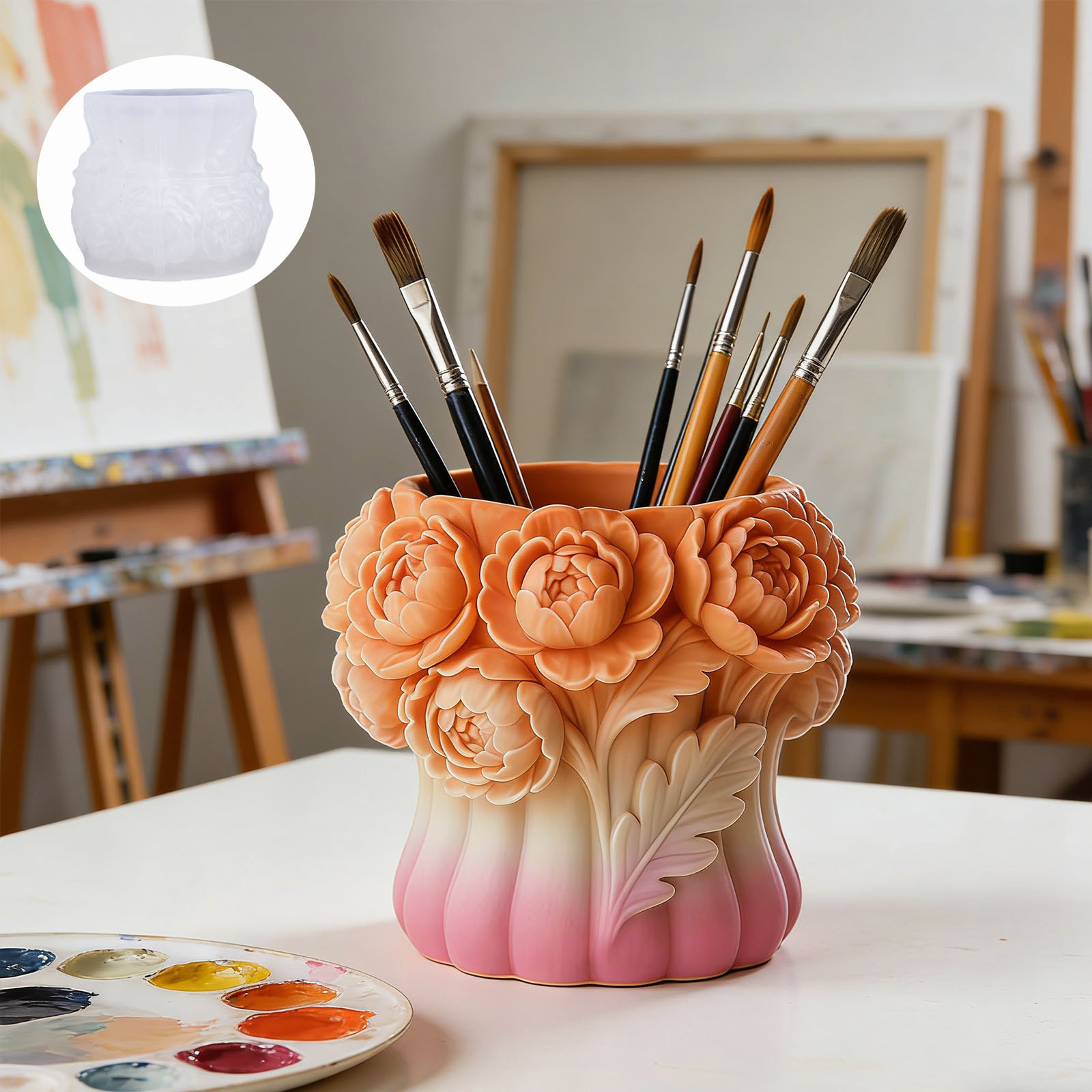 Molde de Silicone 3D para Vaso - 3D Printing Vase avaliação e preço