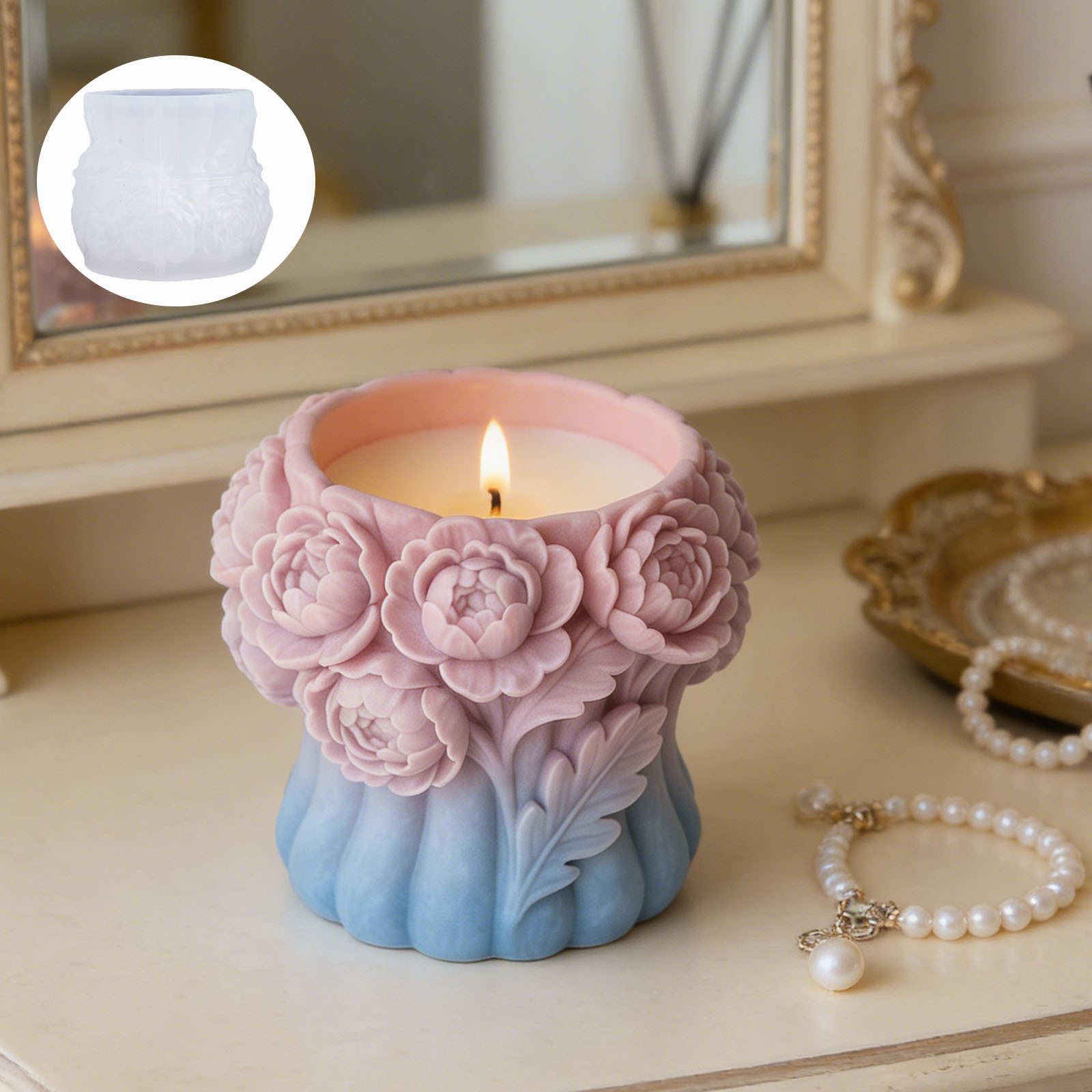 Molde de Silicone 3D para Vaso - 3D Printing Vase avaliação e preço