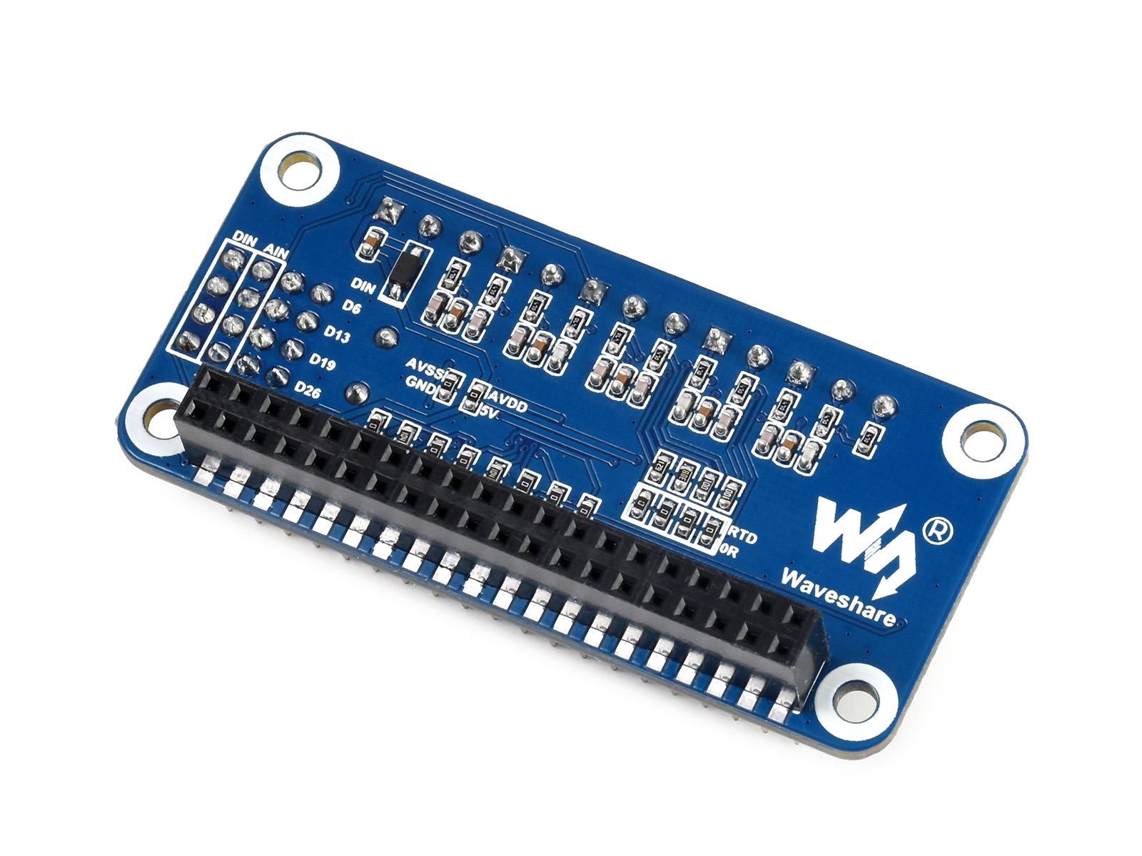 Chapéu AD de alta precisão Wav - Raspberry Pi 3D Print avaliação e preço