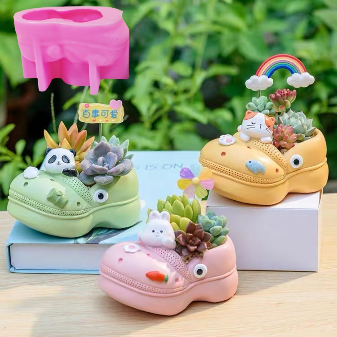 3D Animal Chinelos para Planta - 3D Printing Vase avaliação e preço