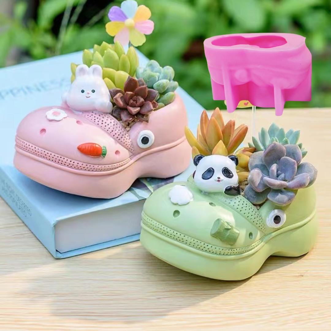 3D Animal Chinelos para Planta - 3D Printing Vase avaliação e preço