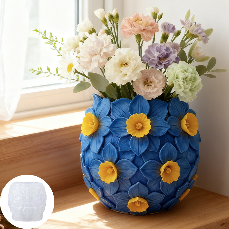 Molde de Silicone 3D para Vaso - 3D Printing Vase avaliação e preço