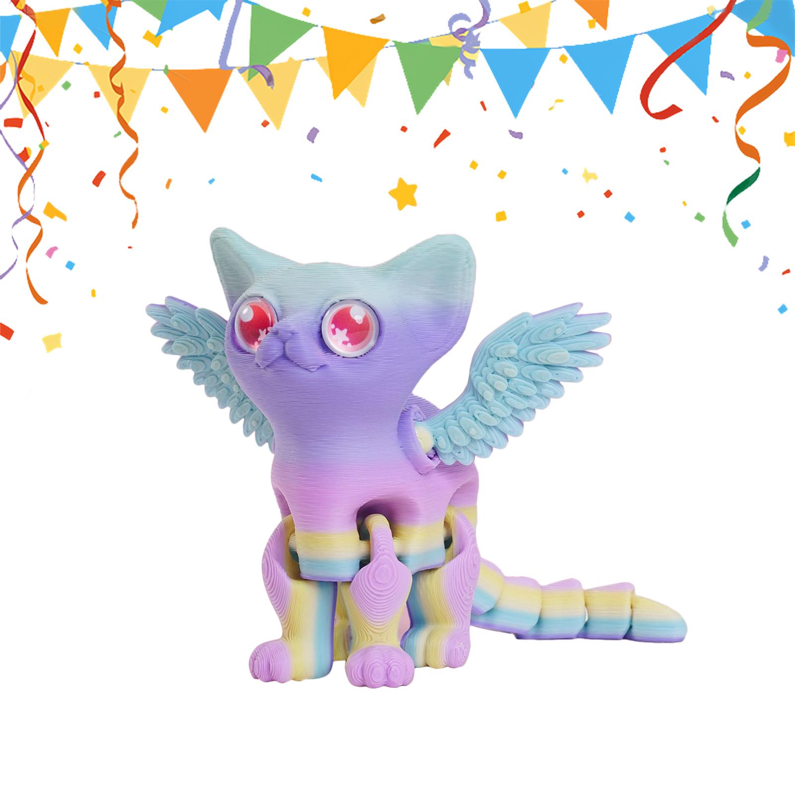 Figura de Gato em Impressão 3D - 3D Printing Action Figure avaliação e preço