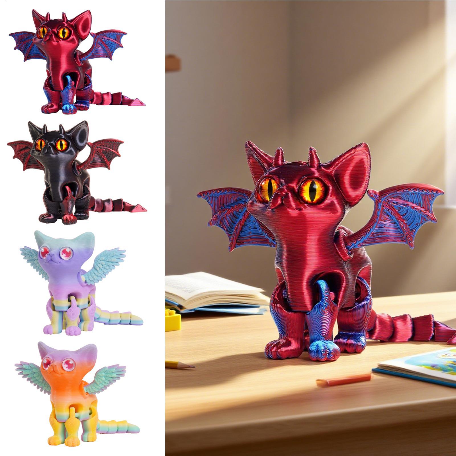 Figura de Gato em Impressão 3D - 3D Printing Action Figure avaliação e preço