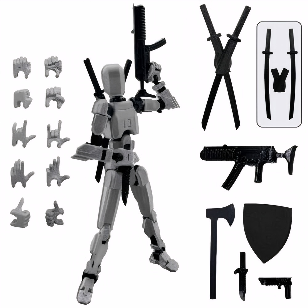 Titan 13 figuras de ação t13 f - 3D Printing Action Figure avaliação e preço