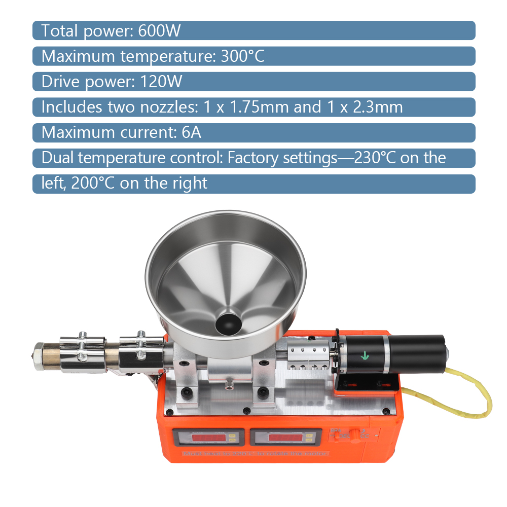 Extrusora de Plástico Compacta - 3D Printer Extruder avaliação e preço