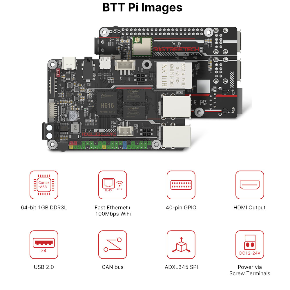 Bigtreetech pi v1.2 placa 64 b - Raspberry Pi 3D Print avaliação e preço