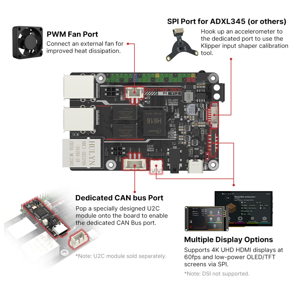 Bigtreetech pi v1.2 placa 64 b - Raspberry Pi 3D Print avaliação e preço