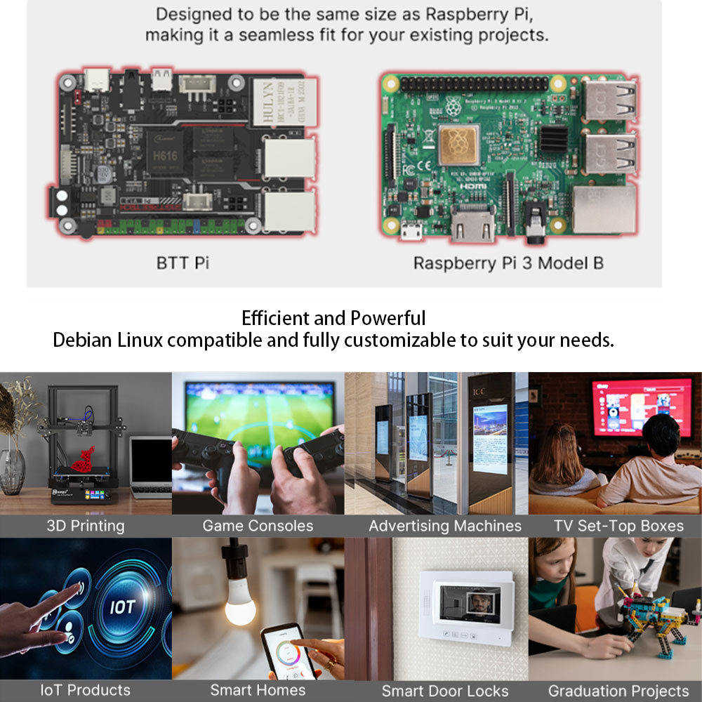Bigtreetech pi v1.2 placa 64 b - Raspberry Pi 3D Print avaliação e preço