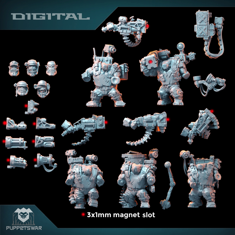 Esquadrão Orc Ultimate Badasse - 3D Printing Action Figure avaliação e preço