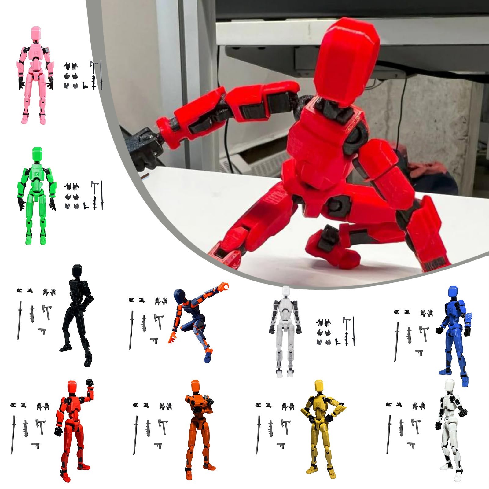 Titan 13 com asas figura brinq - 3D Printing Action Figure avaliação e preço