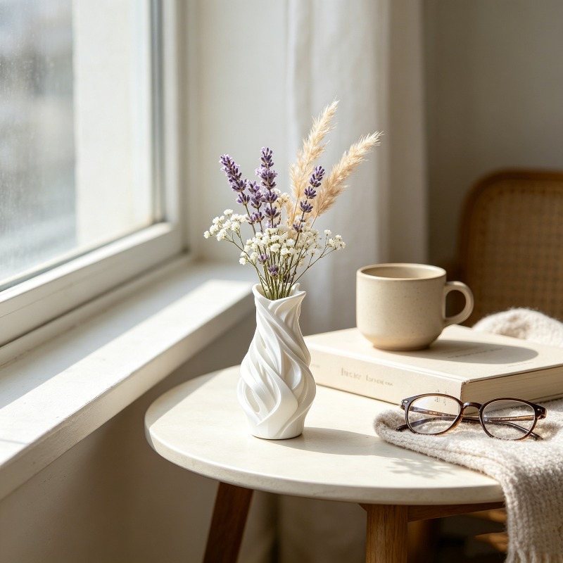 Vaso Decorativo em Forma de On - 3D Printing Vase avaliação e preço