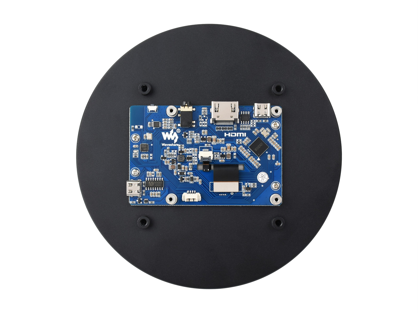 Display Touch Redondo HDMI de  - Raspberry Pi 3D Print avaliação e preço